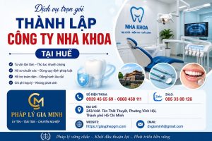 Thành lập công ty nha khoa tại Huế