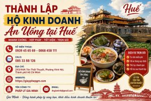 Thành lập hộ kinh doanh ăn uống tại Huế