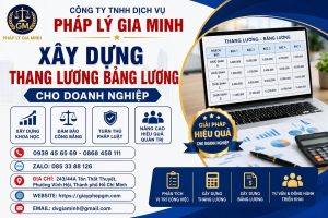 Xây dựng thang lương bảng lương cho doanh nghiệp
