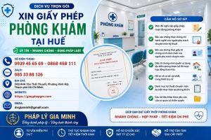Xin giấy phép phòng khám tại Huế cần hồ sơ gì
