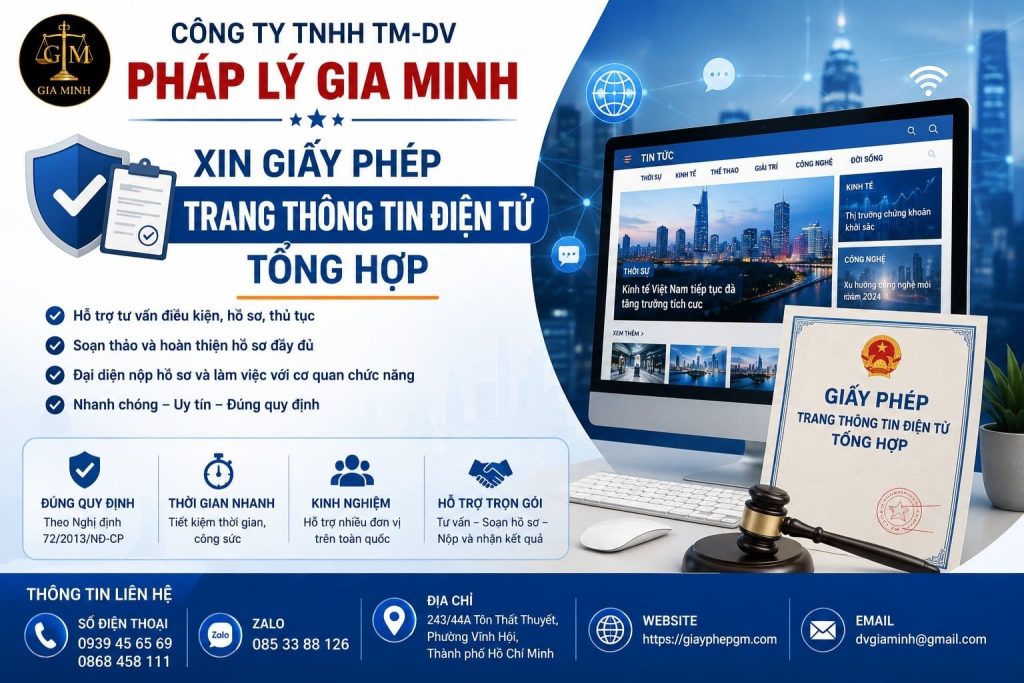 Xin giấy phép trang thông tin điện tử tổng hợp – Phân loại đúng trước khi xây dựng hồ sơ 1 Xin giấy phép trang thông tin điện tử tổng hợp