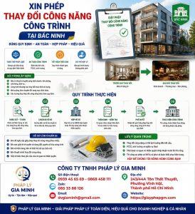 Xin phép thay đổi công năng công trình tại Bắc Ninh