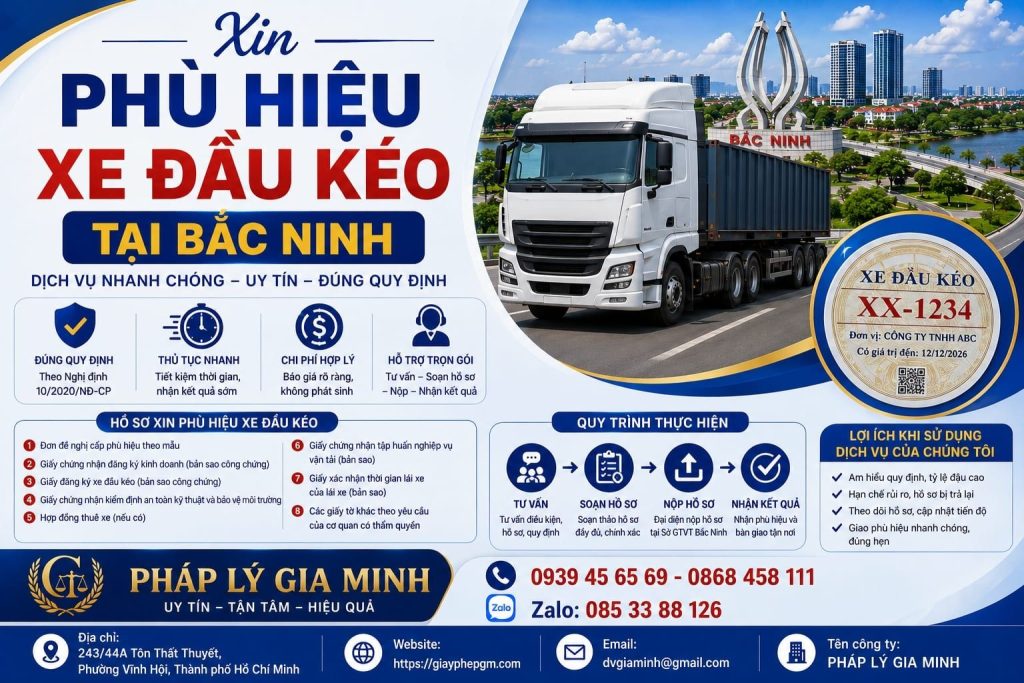 Xin phù hiệu xe đầu kéo tại Bắc Ninh nhanh chóng, đúng quy định vận tải 1 Xin phù hiệu xe đầu kéo tại Bắc Ninh