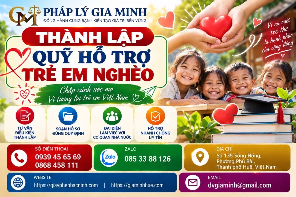 Thành lập quỹ hỗ trợ trẻ em nghèo
