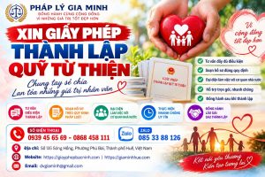 Xin giấy phép thành lập quỹ từ thiện