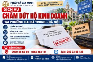 Dịch vụ chấm dứt hộ kinh doanh tại phường Hai Bà Trưng Hà Nội