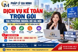 Dịch vụ kế toán trọn gói tại phường Nghĩa Đô Hà Nội