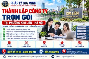 Thành lập công ty trọn gói tại phường Kim Liên Hà Nội